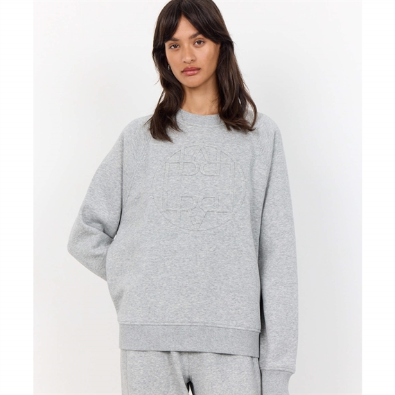 Levete Room LR-NUKA 11 Sweatshirt, Light Grey Melange 